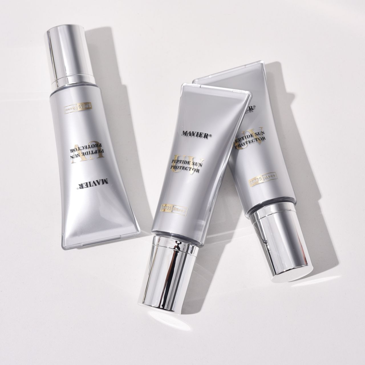 Mavier |  PEPTIDE SUN PROTECTOR SPF<span class="rachel">35</span>/PA+++
零粉感精华防晒